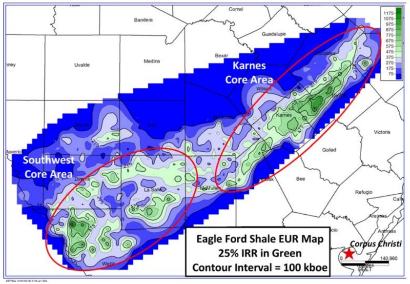Berman Eagle Ford map